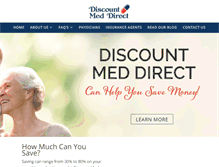 Tablet Screenshot of discountmeddirect.com